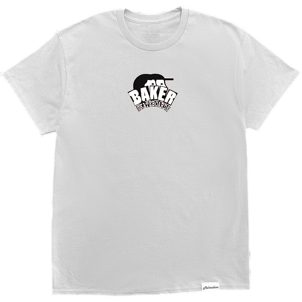MEHRATHON X BAKER - ARCH LOGO LOCK UP TEE