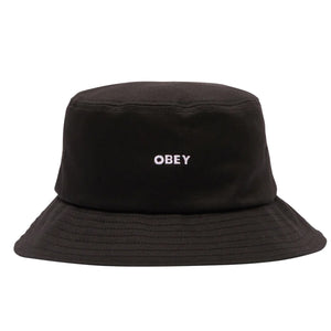 OBEY - BOLD TWILL BUCKET HAT (BLACK)