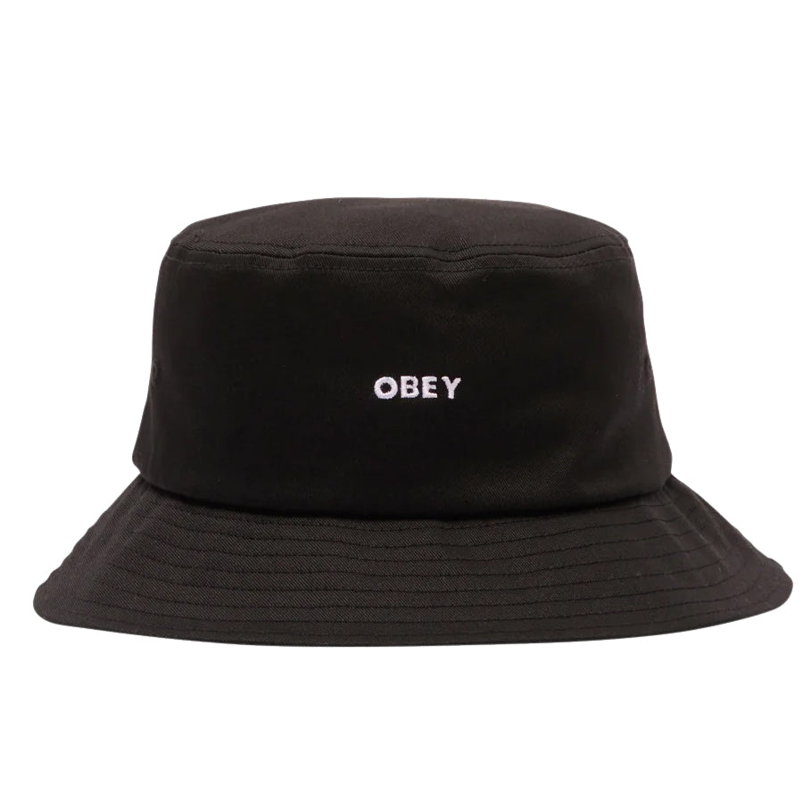 OBEY - BOLD TWILL BUCKET HAT (BLACK)