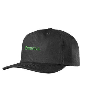 EMERICA - PURE GOLD HAT (BLACK/GREEN)