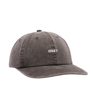 OBEY - PIGMENT LOWERCASE HAT (BLACK)