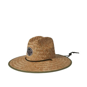 BRIXTON -  CREST SUN HAT (TAN/OLIVE SURPLUS)