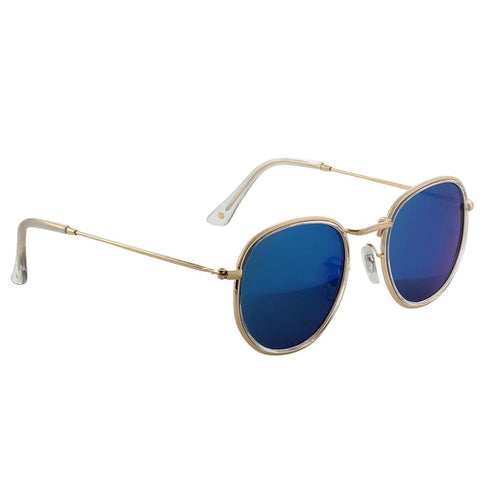 GLASSY - HUDSON POLARIZED (CLEAR/BLUE MIRROR)