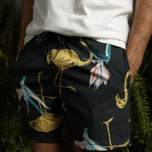 BRIXTON - VOYAGE SHORT (BLACK/STRAW)