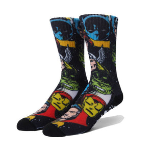 HUF X AVENGERS - GALACTIC HEADS SOCKS