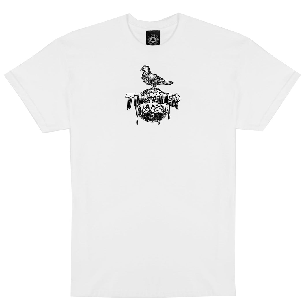 THRASHER X ANTI HERO - COVER THE EARTH TEE