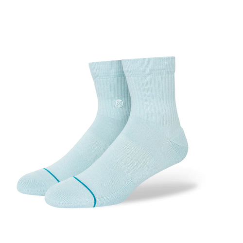 STANCE - ICON QUARTER SOCKS (LIGHT BLUE)