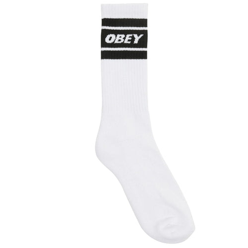OBEY - COOPER II SOCKS (WHITE/BLACK)