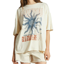 BRIXTON - EL FESTIVAL OVERSIZED BF TEE (WHITE SMOKE)