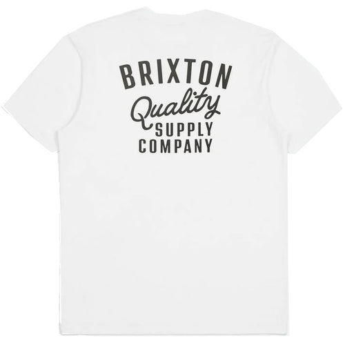 BRIXTON - HUBAL TAILORED TEE (WHITE)