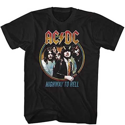 AC/DC - HIGHWAY TO HELL TRICOLOR TEE
