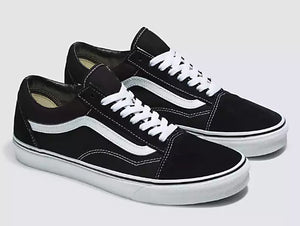 VANS - OLD SKOOL CANVAS (BLACK/TRUE WHITE)