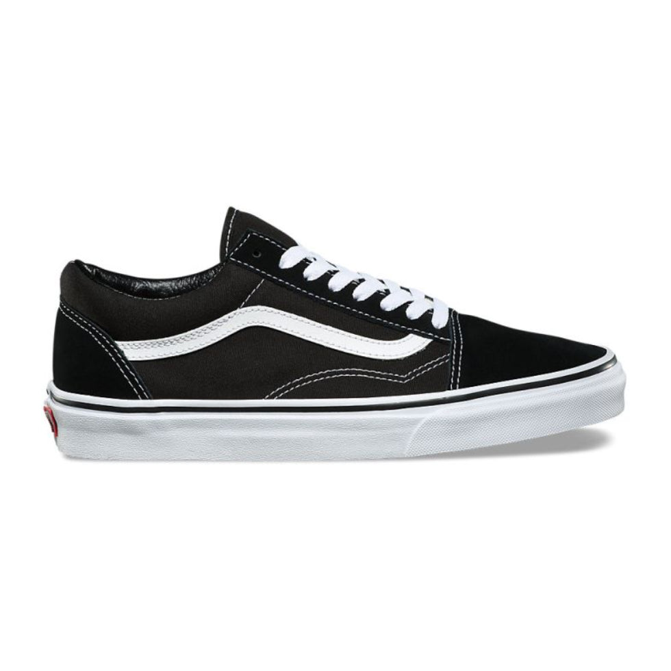 VANS - OLD SKOOL CANVAS (BLACK/TRUE WHITE)