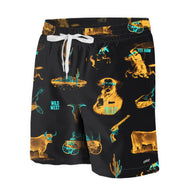 UNDZ - STRETCH SWIM TRUNK "WESTERN"