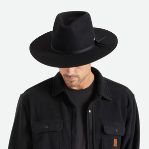 BRIXTON - COHEN COWBOY HAT (BLACK)