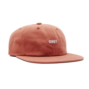 OBEY - BOLD WASHED CANVAS 6 PANEL HAT