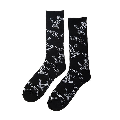 THRASHER - GONZ LOGO CREW SOCKS