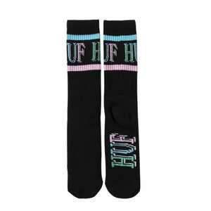 HUF - 8-BIT SOCKS (BLACK)