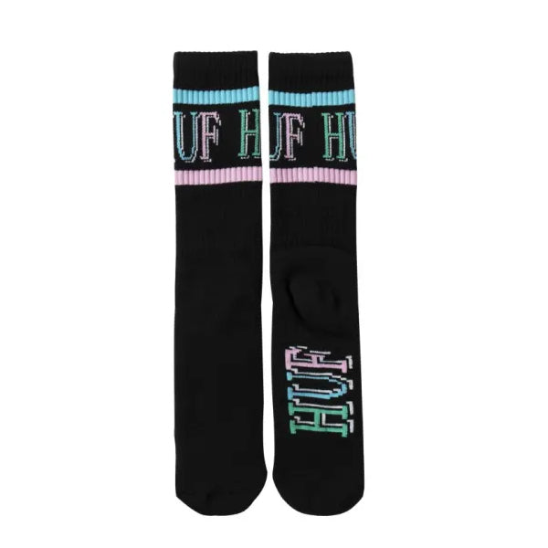 HUF - 8-BIT SOCKS (BLACK)