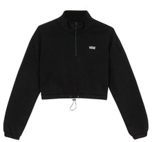 VANS - LEFT CHEST HALF ZIP FLEECE (BLACK)