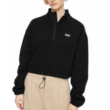 VANS - LEFT CHEST HALF ZIP FLEECE (BLACK)