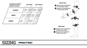 PRO-TEC - JUNIOR 3-PACK PAD SET