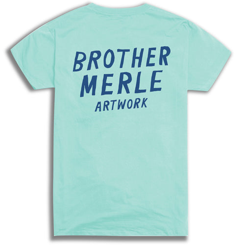 BROTHER MERLE - STACK LOGO TEE