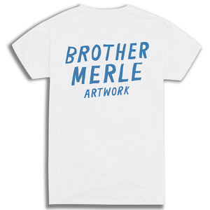 BROTHER MERLE - STACK LOGO TEE