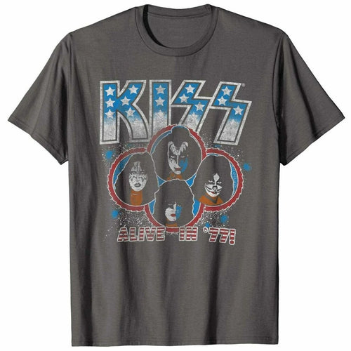 KISS - ALIVE IN 77 TEE