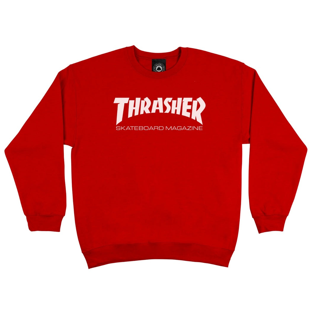 THRASHER - SKATE MAG CREW (RED)