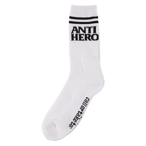 ANTI HERO - IF FOUND SOCKS (WHITE)